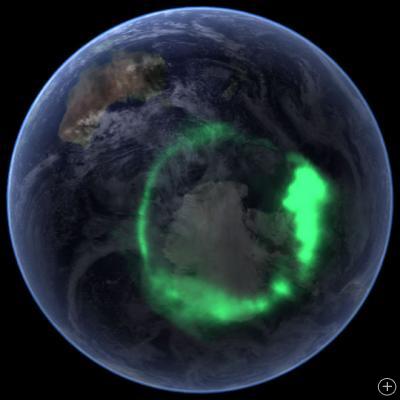 Aurora Australis, Photo courtesy of NASA