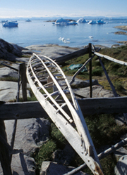 Inuit kayak frame. Photo by Michael Haferkamp.