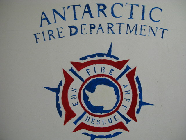 Antarctica Scott Base Fire Crew Fire Dept Patch 